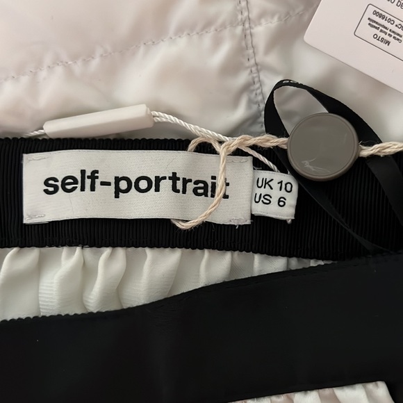 NWT Self-Portrait Accordion Pleated Pants - Picture 7 of 7